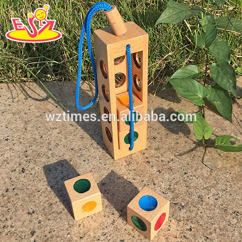 Best children intelligence unlock wooden puzzle toy for educational W01A142