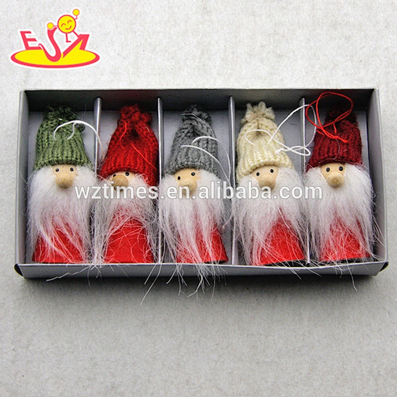 2018 New products Christmas lovely toys wood crafts for kids W02A248