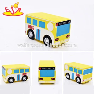 wholesale fashion children wooden toy car most popular baby wooden toy car W04A214