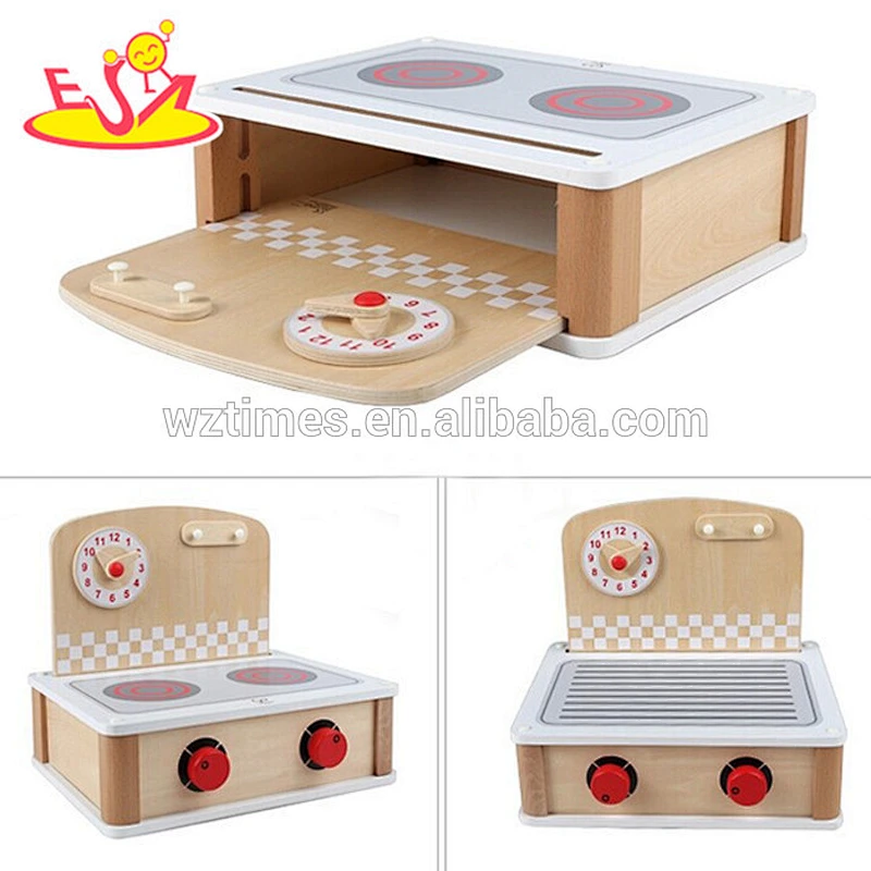 Juego de cocina al por mayor juego de juguete juguete de madera mini cocina traer diversión para los niños W10C159