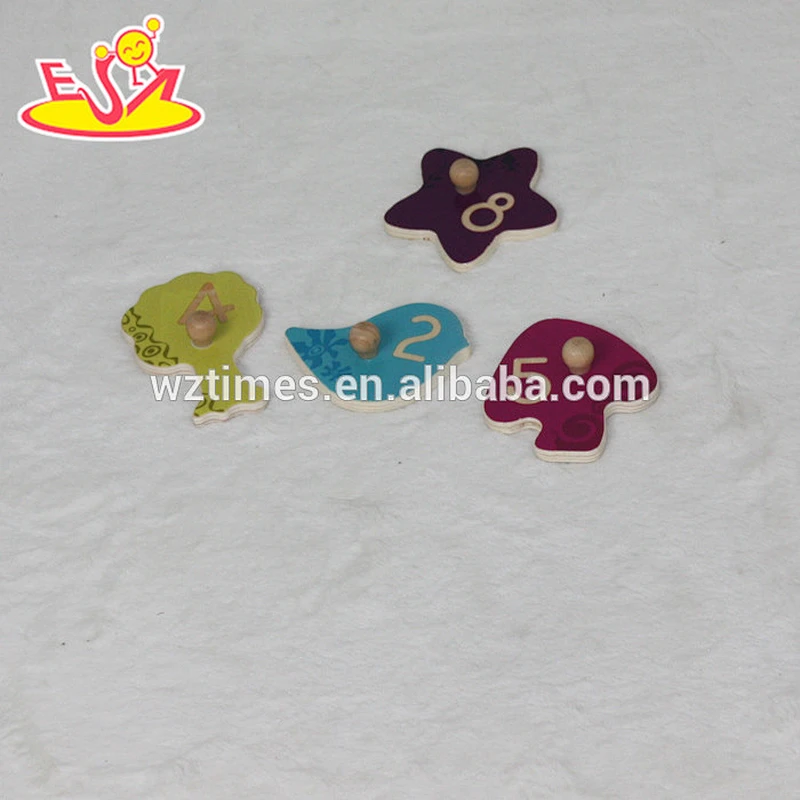 2018 wholesale baby wooden custom shape puzzle funny kids wooden custom shape puzzle wooden custom shape puzzle W14M115