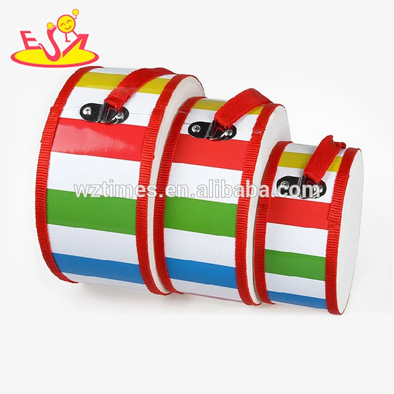 2018 wholesale wooden toddler drum set funny wooden toddler drum set cheap wooden toddler drum set W07J039