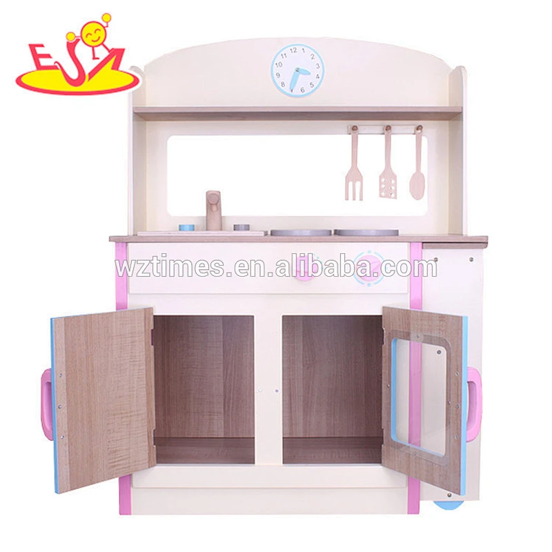 Wholesale early learning kids wooden kitchen set toy interesting baby wooden kitchen set toy W10C275