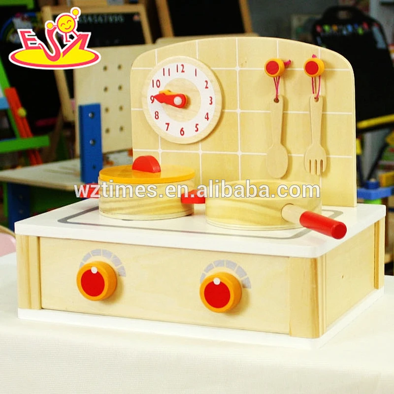 2018 venta al por mayor del bebé juegos de cocina de madera de moda para niños juegos de cocina de madera para niños juegos de juegos de cocina de madera W10C202