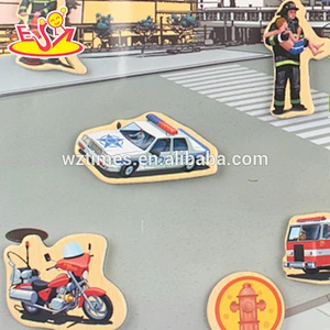 wholesale 23 pieces kids wood magnet toys for education W14J004