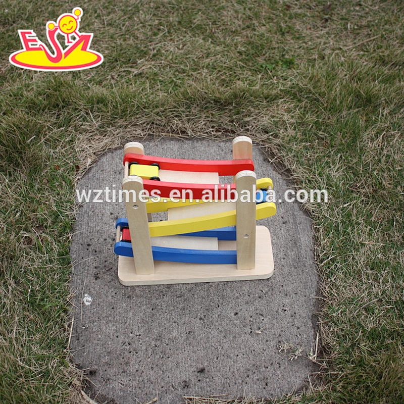 best design children wooden car ramp toy for sale W04E031
