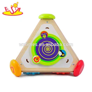 Wholesale multi-function wooden cube toy for children W12D083