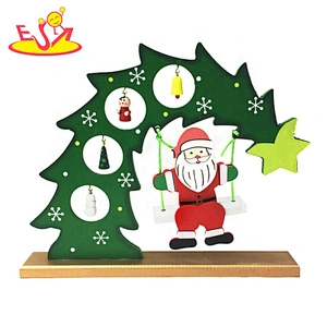 Custom Christmas wooden table decorations for children W09D075