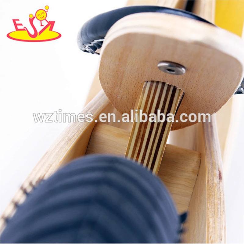 Wholesale best sale cool style kids wooden black balance bike used in home and outdoor W16C096-1