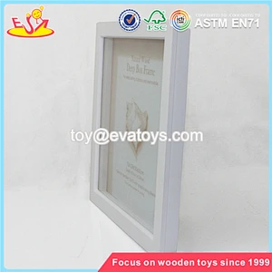 Wholesale new fashion lovely square wooden picture frame for kids W09A010