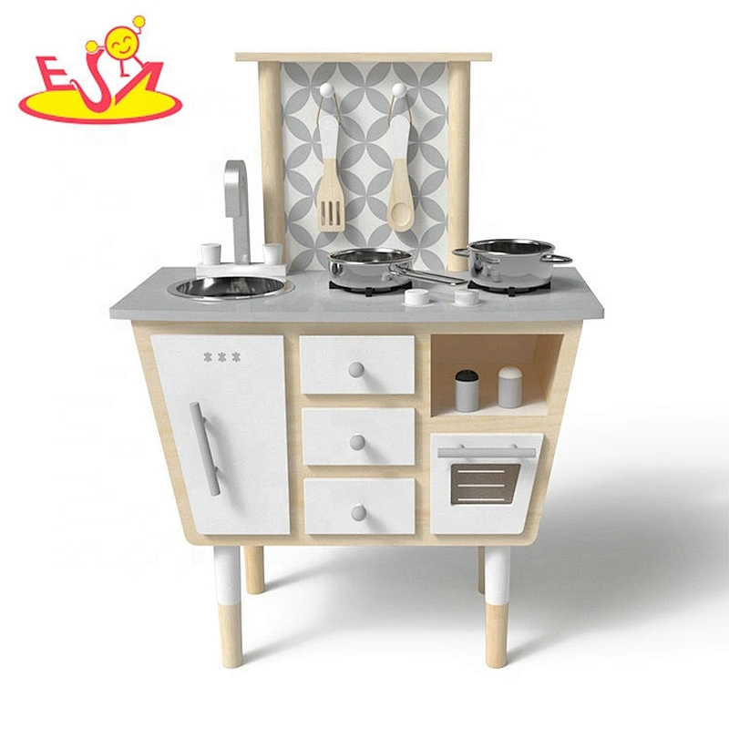2019 New design boys stainless steel kitchen set toy for play W10C475C