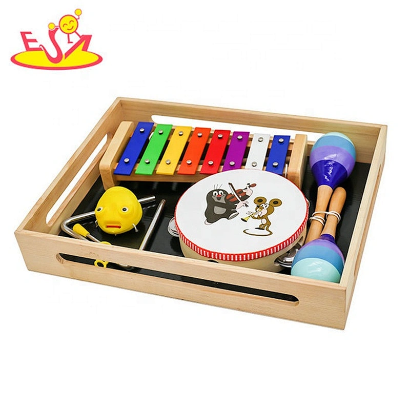 2018 Top fashion educational wooden baby instruments for wholesale W07A151