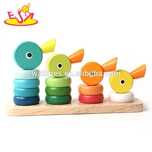 Educational geometry wooden kids blocks with different shape W13D155