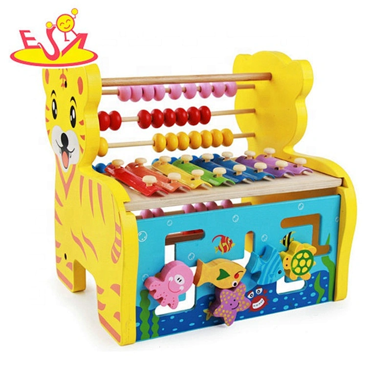 Hot sale Montessori wooden baby learning toys for 3 years old W12D110