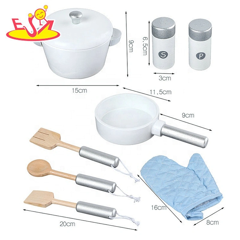 2019 New arrival children wooden pretend kitchen set for sale W10C472