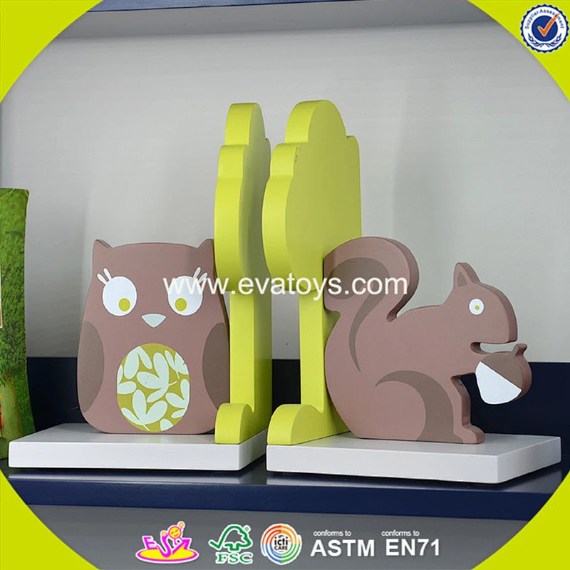 wholesale kids wooden animal book stand popular wooden animal book stand W08D051