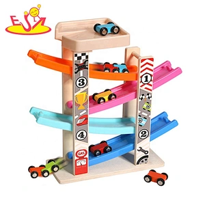 New design number shape wooden toy train for education W04A455