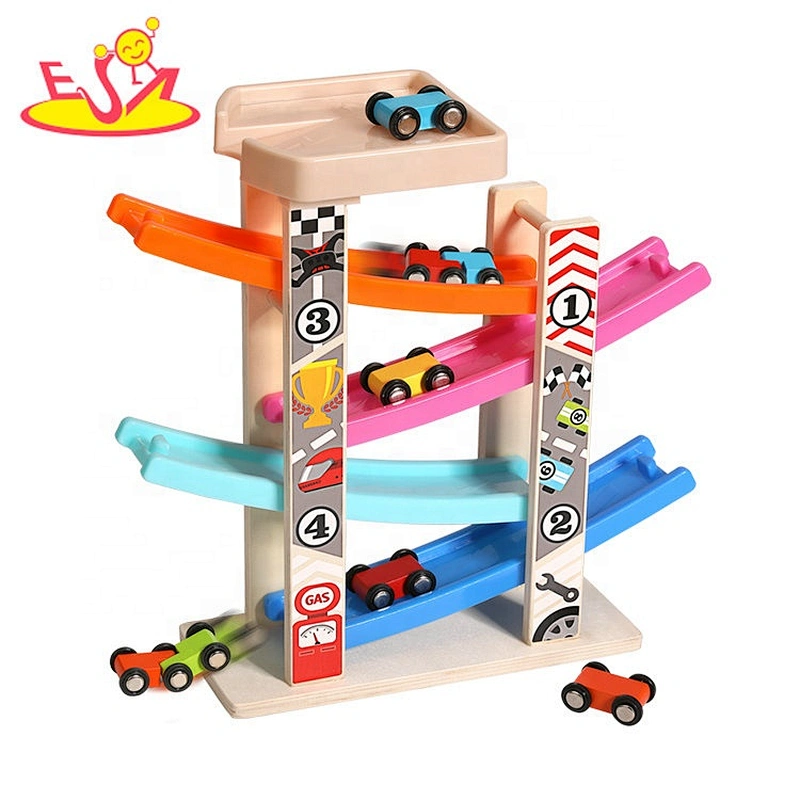 New design number shape wooden toy train for education W04A455