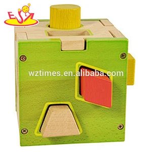 wholesale preschool children wooden puzzle box for sale W12D035