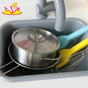 2019 New design pretend play wooden cooking games for girls W10C425