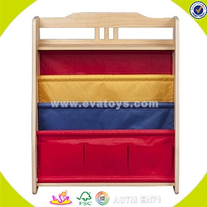 wholesale top quality wooden kids bookshelf great household wooden kids bookshelf hot toddler wooden kids bookshelf W08D044
