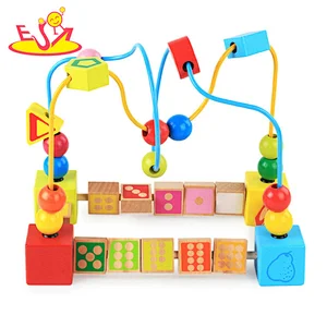 Pädagogisches Kinderspielzeug der Spaßmode aus Holzperlen W11B191