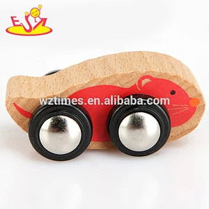 2018 wholesale cheap wooden marble runs toys for kids W04E026
