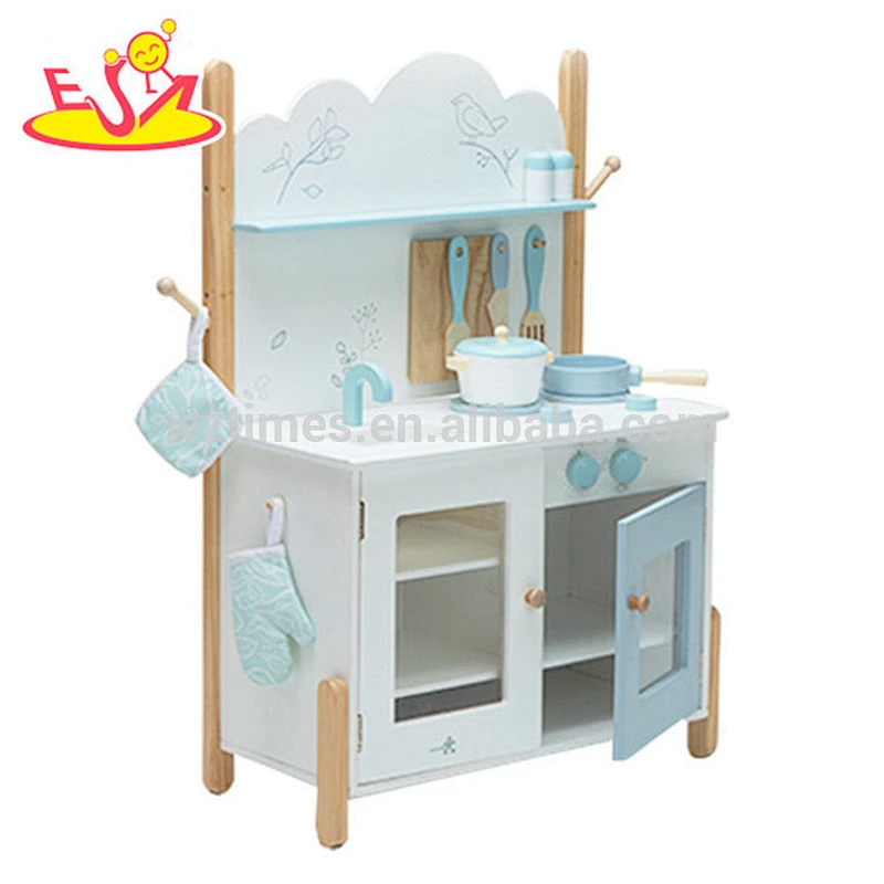 Los nuevos niños de la llegada simulan juguetes de madera juegos de cocina con accesorios W10C400