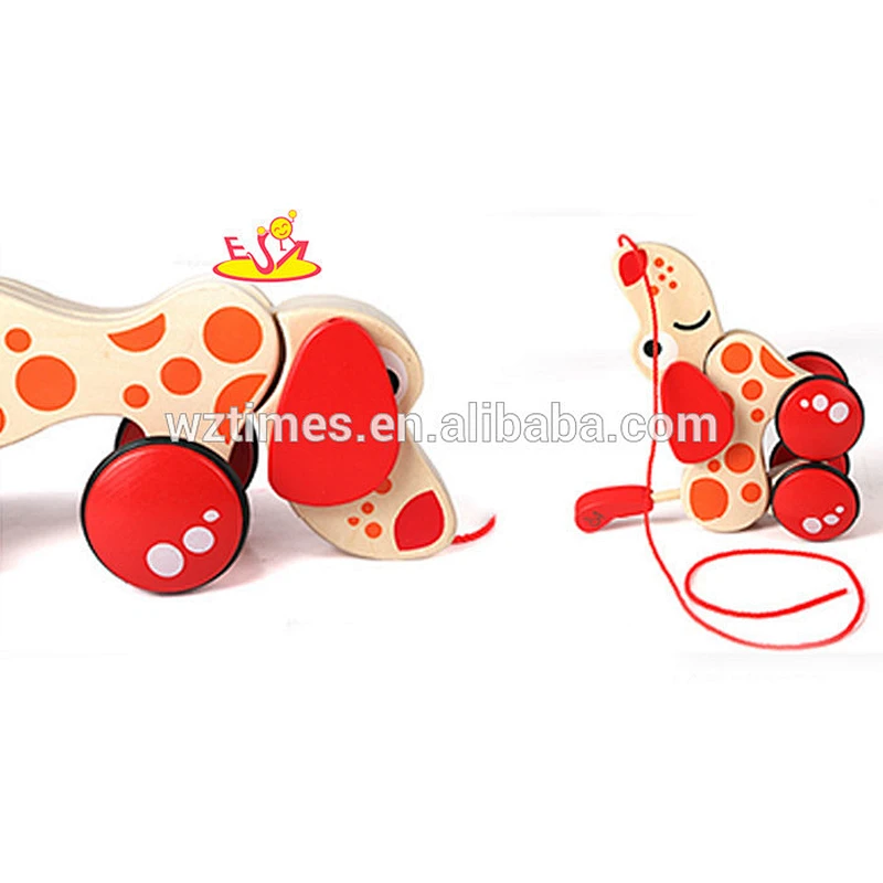 2018 großhandel kinder holz hundespielzeug mode baby hundespielzeug W05B120