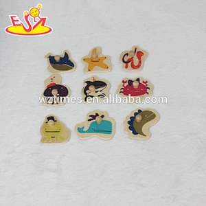 2018 wholesale cheap wooden children educational puzzle top fashion wooden children educational puzzle W14M116