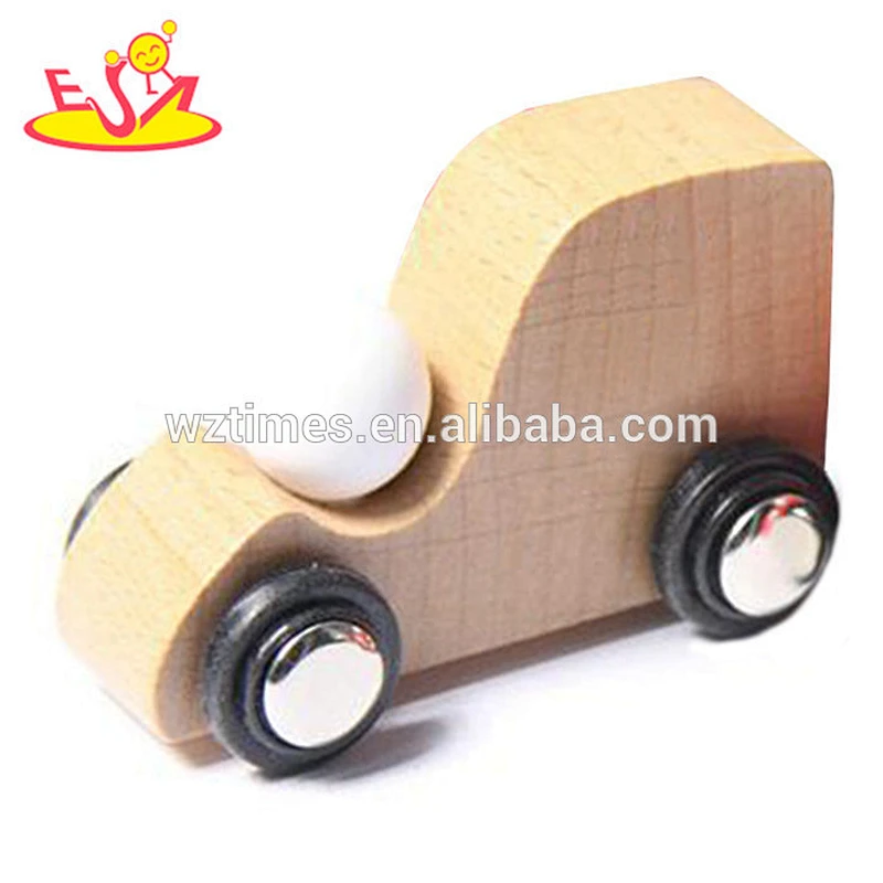 lustiges Spiel des Großhandels für kleine hölzerne Spielzeugautos der Kinder für die Förderung des hochwertigen hölzernen kleinen Spielzeugautos für Kinder W04A176