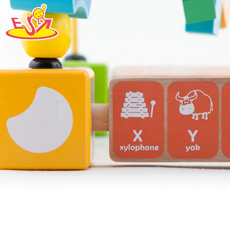 Großhandelste heißeste Verkaufskinder hölzerne Alphabetspielwaren für Kinder W11B161