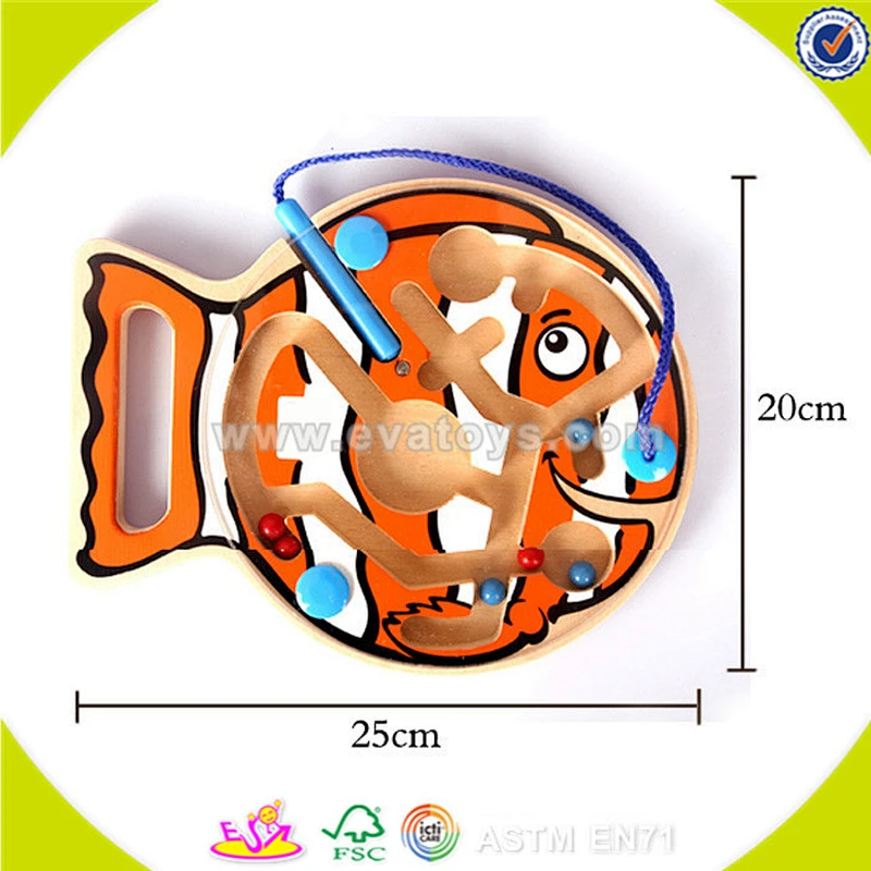 wholesale baby wooden maze toy popular kids wooden maze toy top fashion children wooden maze toy W11H011
