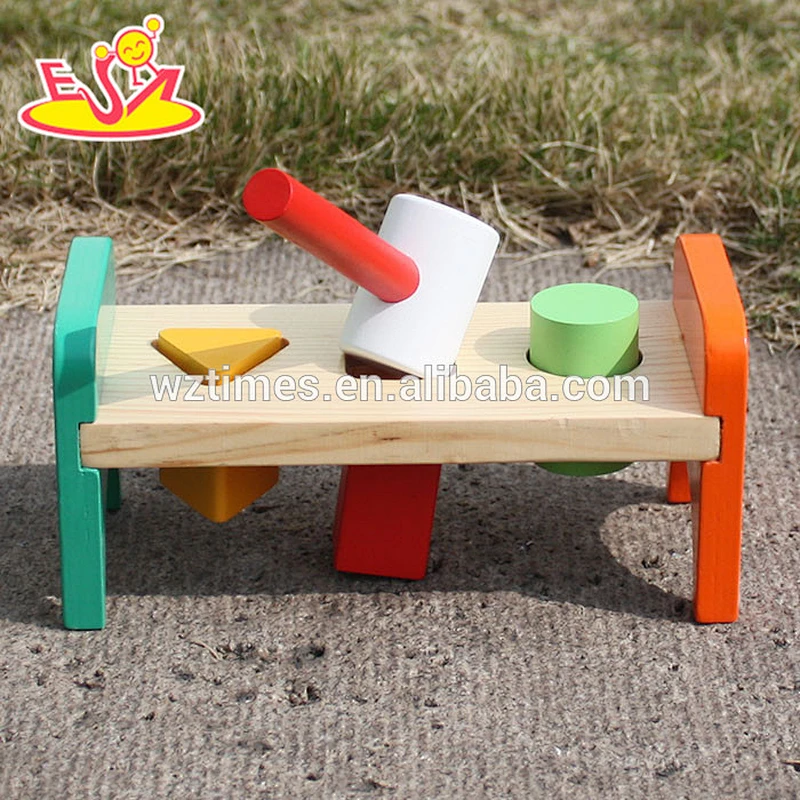 2018 wholesale wooden kids hammer toy funny wooden kids hammer toy hot sale wooden kids hammer toy W11G026
