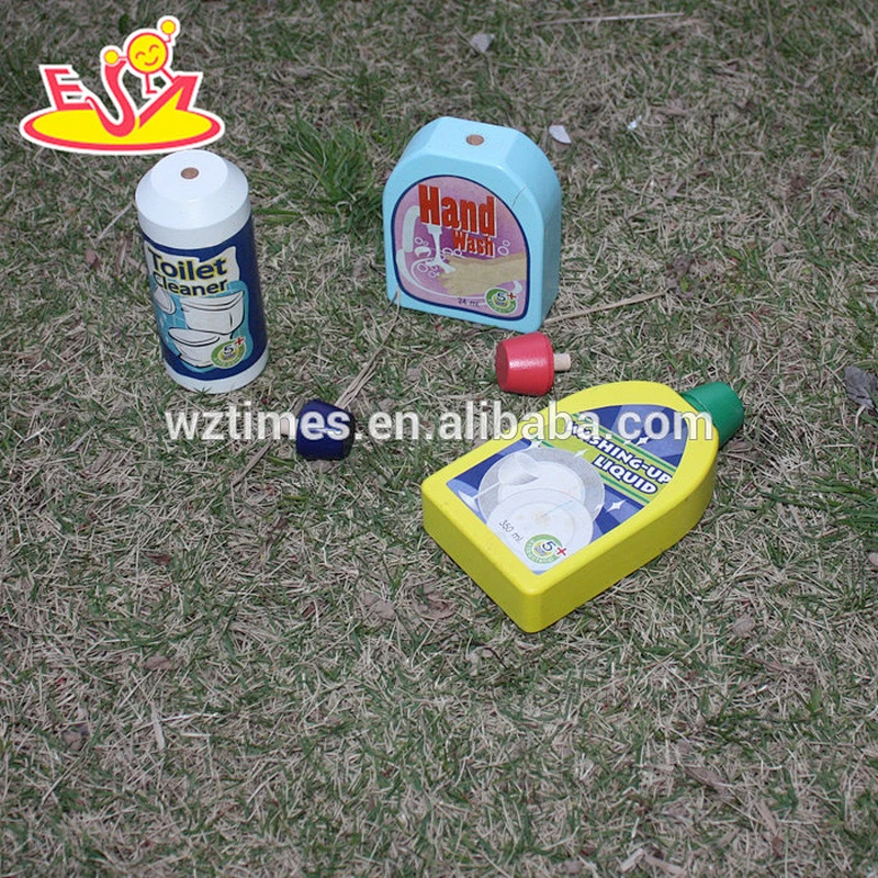 2018 wholesale wooden kids pretend play toys cleaner wooden kids pretend play toys W10D121