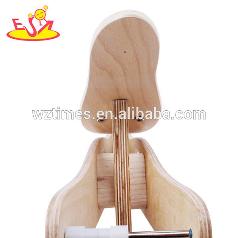 Wholesale high quality product wood color wooden walking balance bike for children W16C099