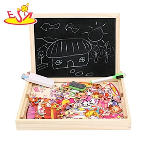 Most popular educational wooden dry erase board for kids W12B133