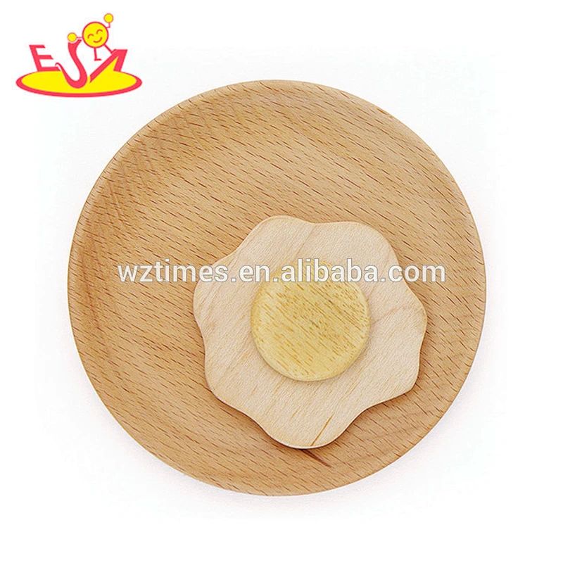 2018 wholesale baby new wooden play pots and pans funny kids play pots and pans best natural wooden play pots and pans W10B179