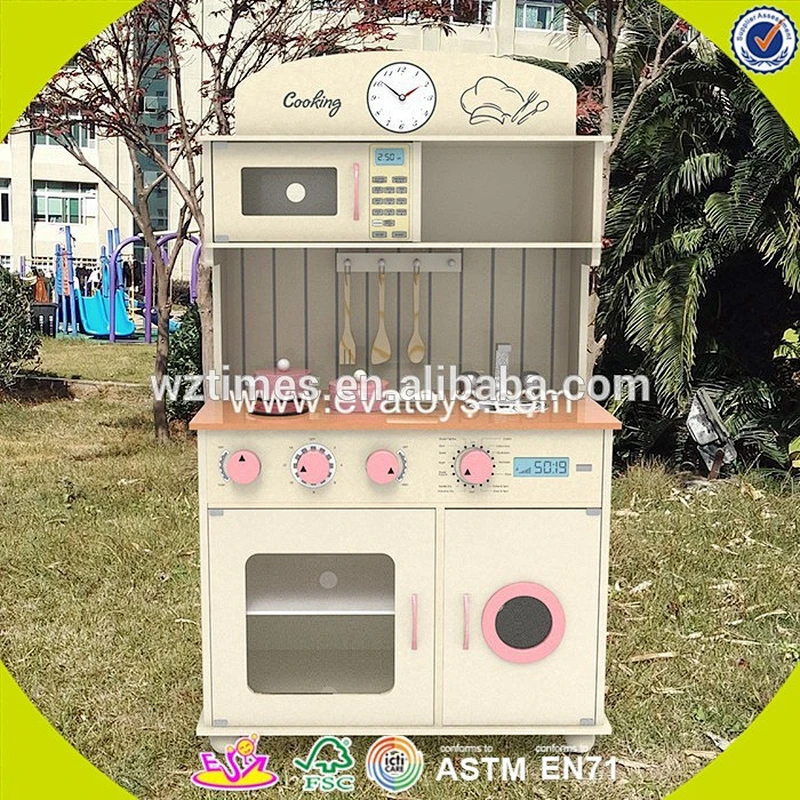 2018 Wholesale new style wooden kids play kitchen high quality wooden kids play kitchen best wooden kids play kitchen W10C270