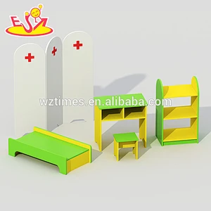 Wholesale reliable quality indoor wooden kids bedroom furniture toy, preschool wooden role play furniture toy W08H075