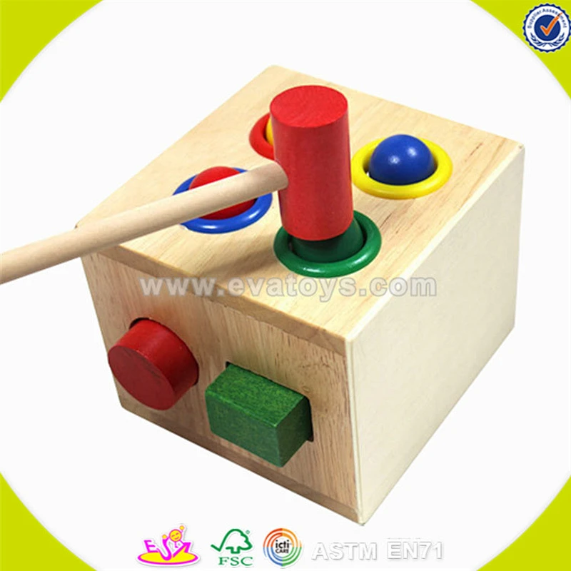 wholesale kids wooden screws toy high quality wooden removable screws car toy to bring children fun W11G009