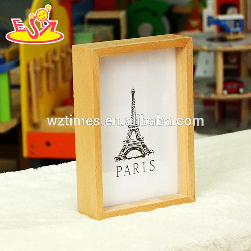 2018 wholesale kids wooden photo frame fashion baby wooden photo frame hottest children wooden photo frame W09A040