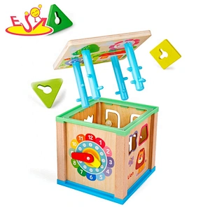 2019 Most popular educational wooden play cube game for children W12D172