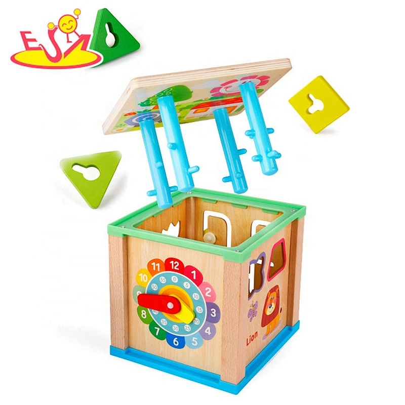 2019 Most popular educational wooden play cube game for children W12D172