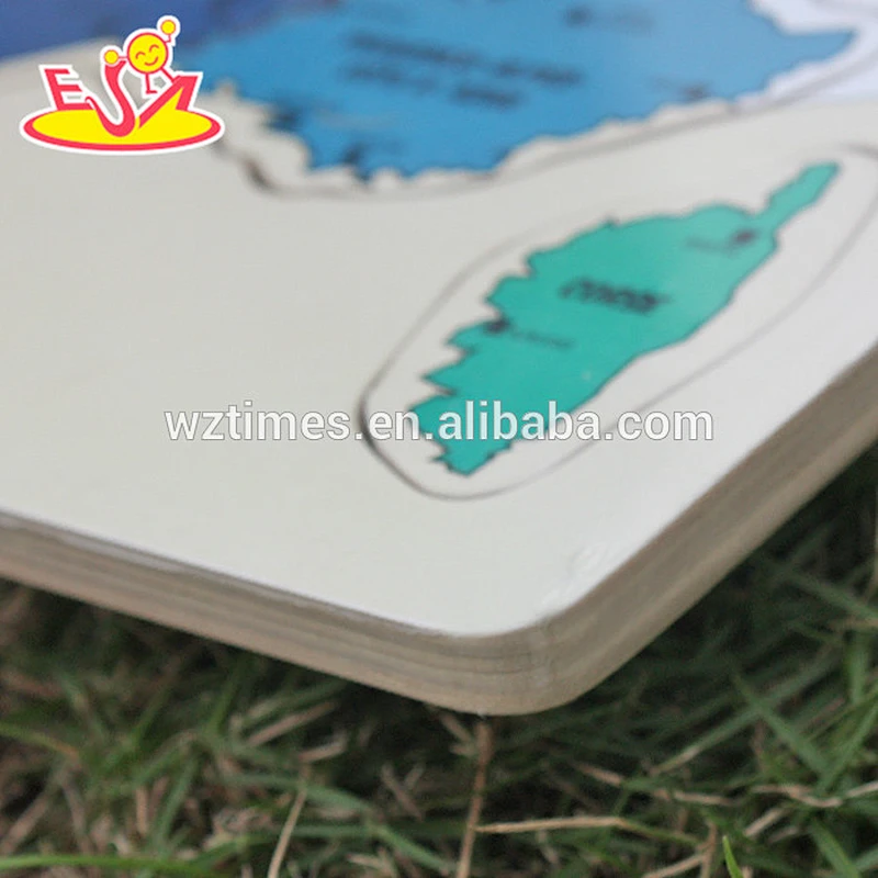 wholesale best children wooden world map puzzle top fashion kids wooden world map puzzle W14C242