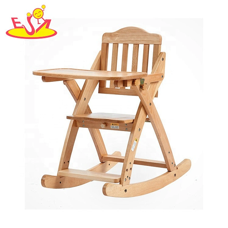 2020 new arrival brown wooden doll high chair for feeding W08F051
