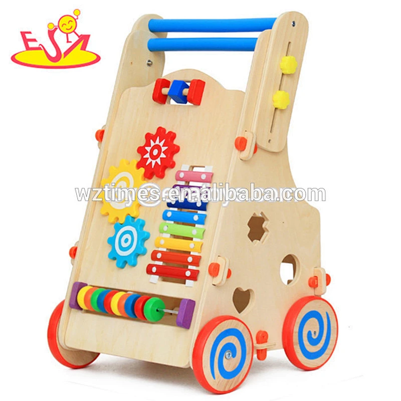 wholesale most popular outdoor wooden baby walker W16E052