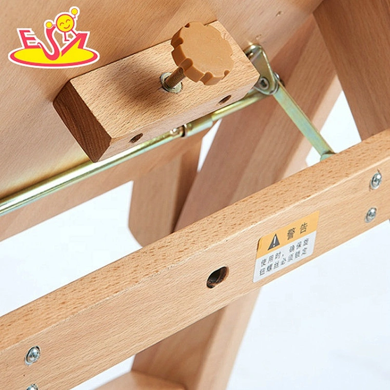 2020 new arrival brown wooden doll high chair for feeding W08F051