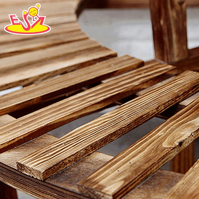 High quality 3 tiers wooden ladder plant stand in brown W08H105