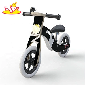 2020 best design black wooden balance bicycle for babies W16C293